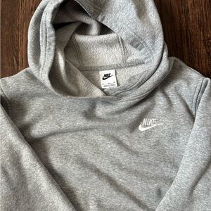 Nike Youth Gray Fleece Hoodie